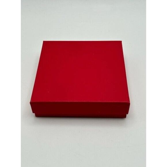 Vintage Blue Rhinestone Accented Brooch Pin 2 Inches With Box - Picture 5 of 5